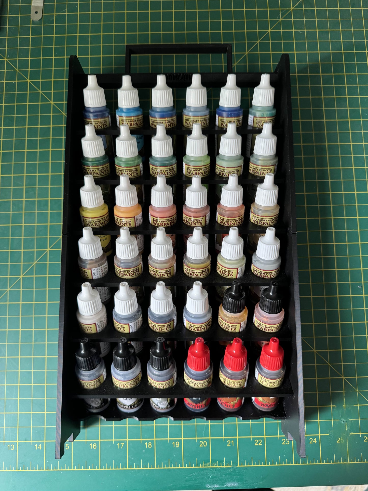Vertical Compact Paint Rack