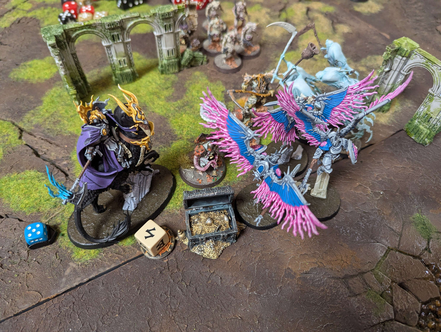 Unique Wargaming Dice Holder (12mm) - Perfect for Warcry, 40k, AOS, Kill Team, Mordheim, and Beyond!