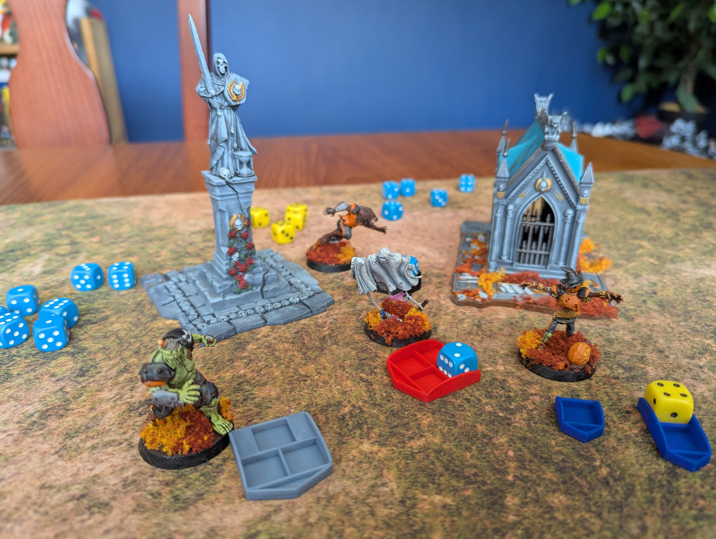 Unique Wargaming Dice Holder (12mm) - Perfect for Warcry, 40k, AOS, Kill Team, Mordheim, and Beyond!