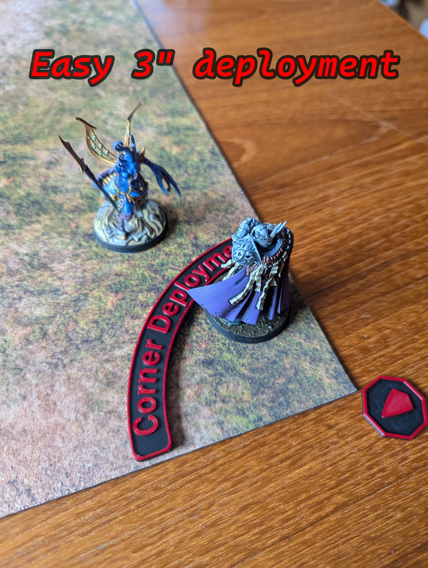 Warcry 2025 Starter Kit – Dual-Color Customizable PLA Tokens, Measuring Sticks, Deployment Tools & Ability Tray for Tabletop Skirmish Games