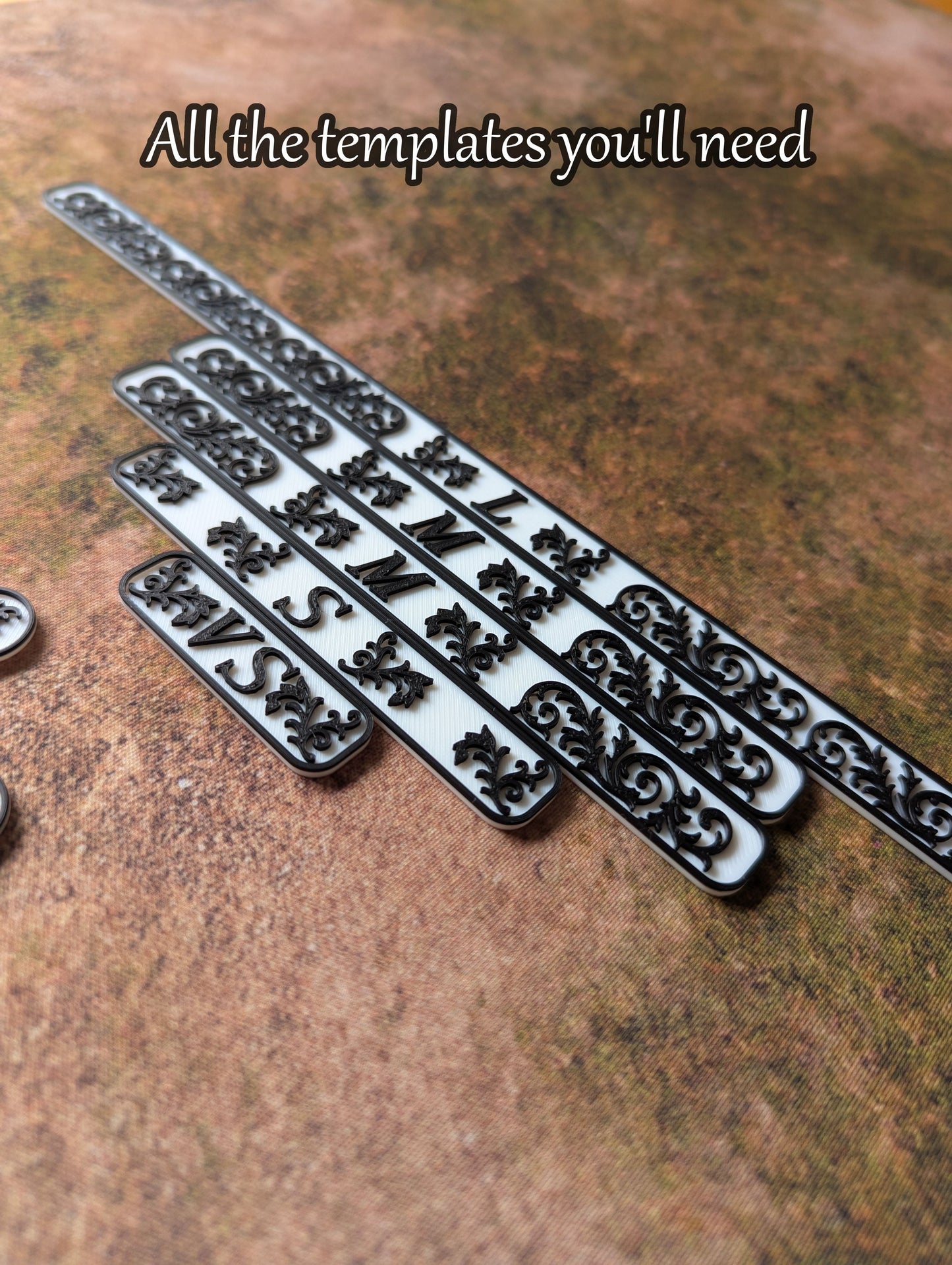 Saga Wargame Starter Set - Template & Fatigue | 3D Printed in Eco-Friendly PLA | Compatible with Saga Miniature Wargame