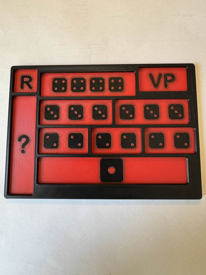 Ability Dice Tray (Warcry Compatible) - 16mm dice and less