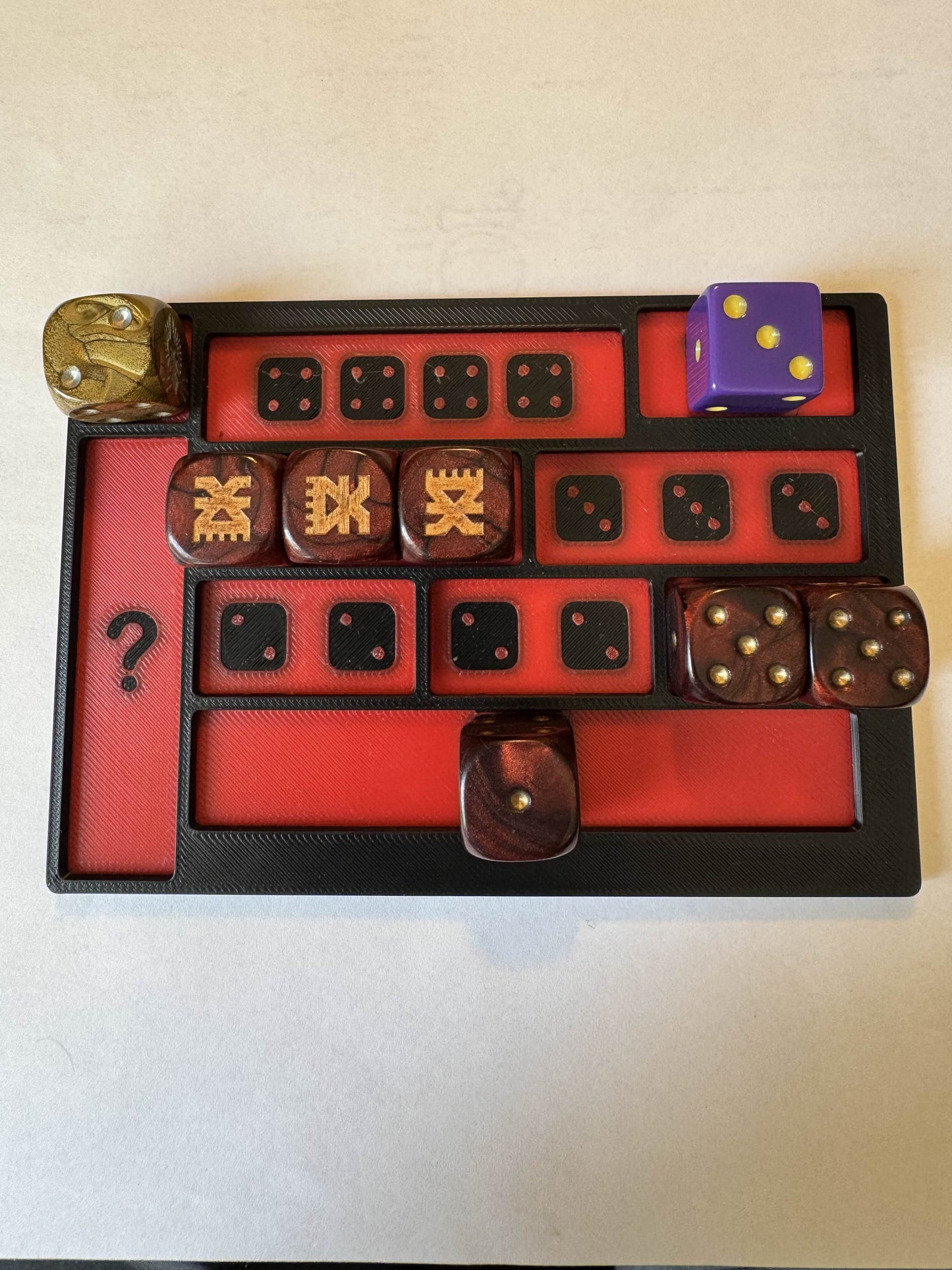 Ability Dice Tray (Warcry Compatible) - 16mm dice and less