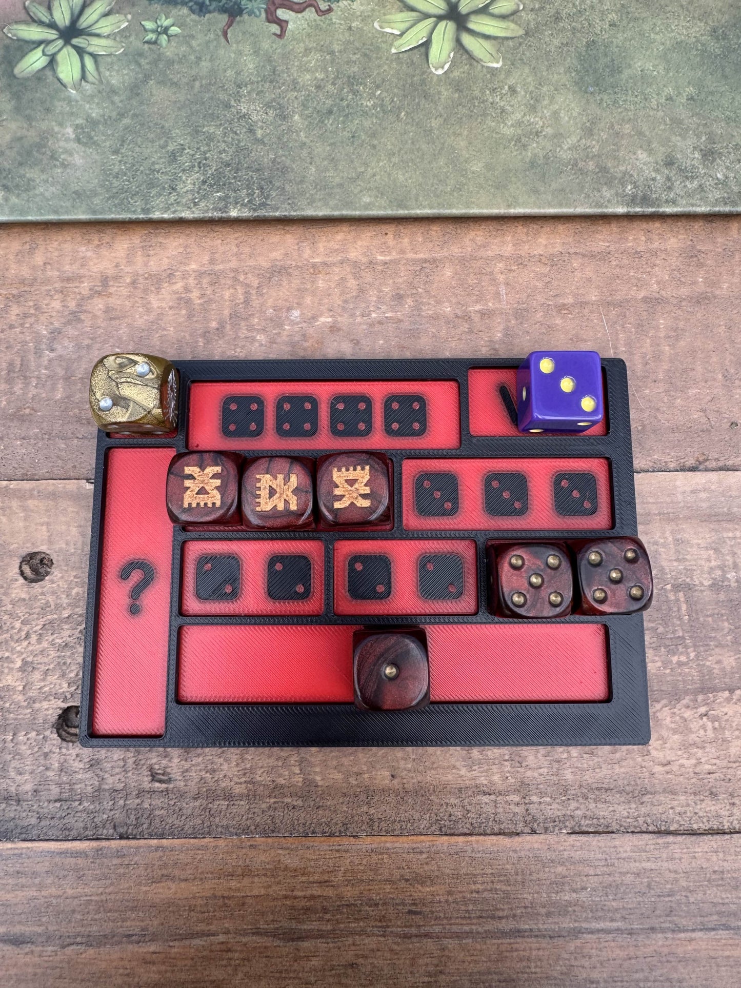 Ability Dice Tray (Warcry Compatible) - 16mm dice and less