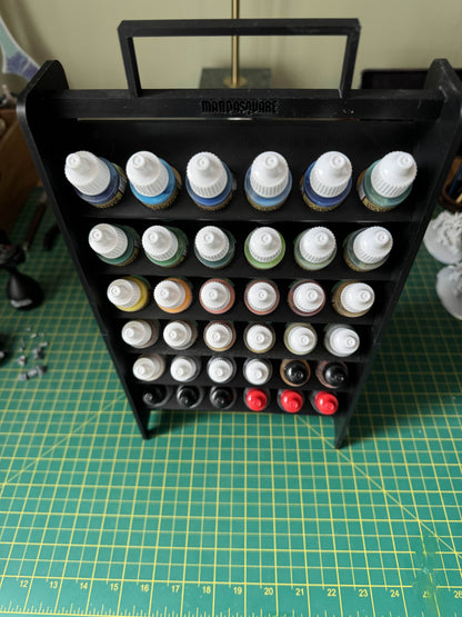 Vertical Compact Paint Rack
