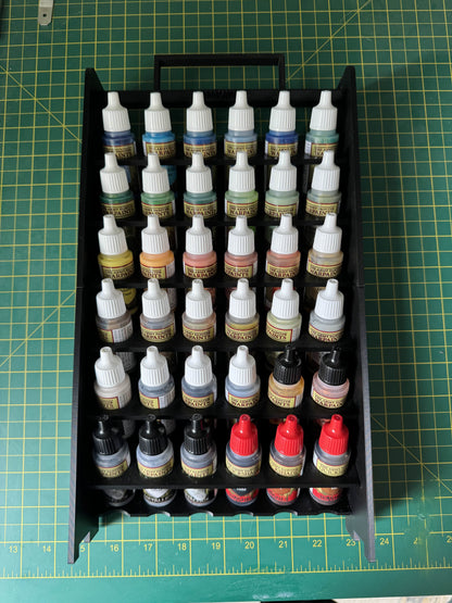Vertical Compact Paint Rack