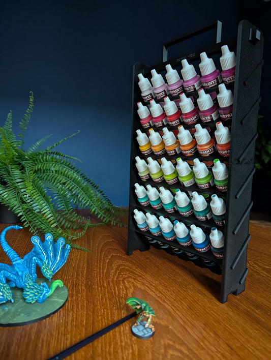 Vertical Compact Paint Rack