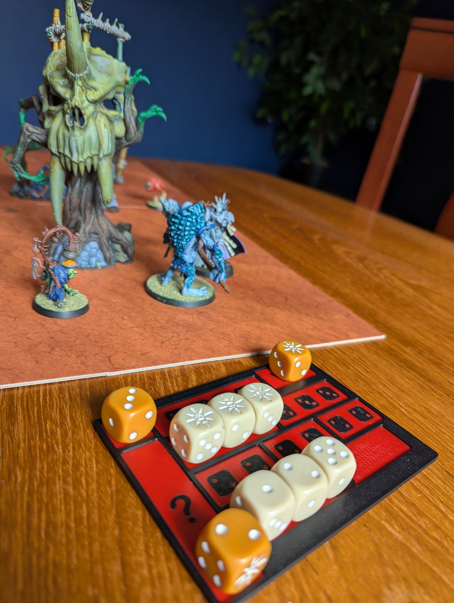 Ability Dice Tray (Warcry Compatible) - 16mm dice and less