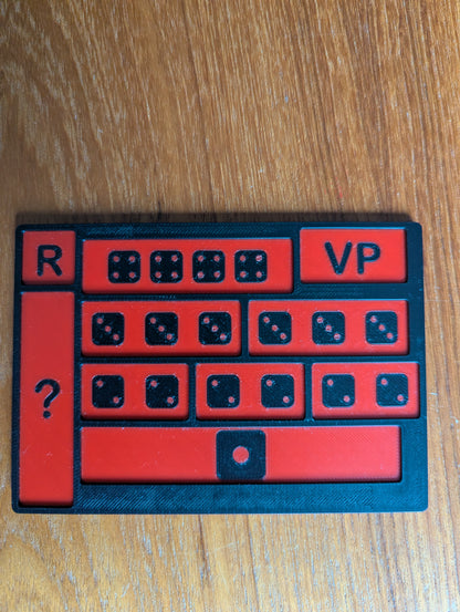 Ability Dice Tray (Warcry Compatible) - 16mm dice and less