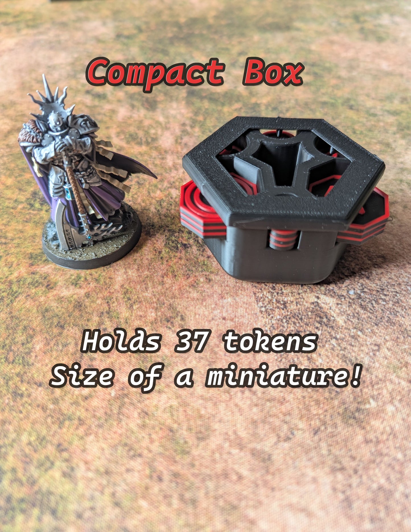 Warcry 2025 Starter Kit – Dual-Color Customizable PLA Tokens, Measuring Sticks, Deployment Tools & Ability Tray for Tabletop Skirmish Games