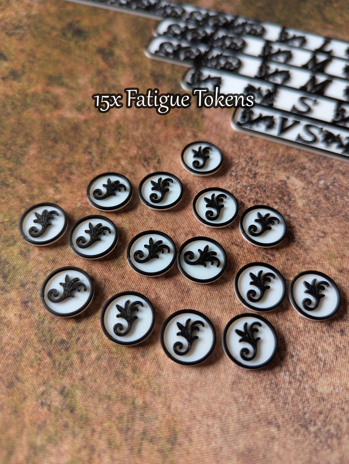 Saga Wargame Starter Set - Template & Fatigue | 3D Printed in Eco-Friendly PLA | Compatible with Saga Miniature Wargame