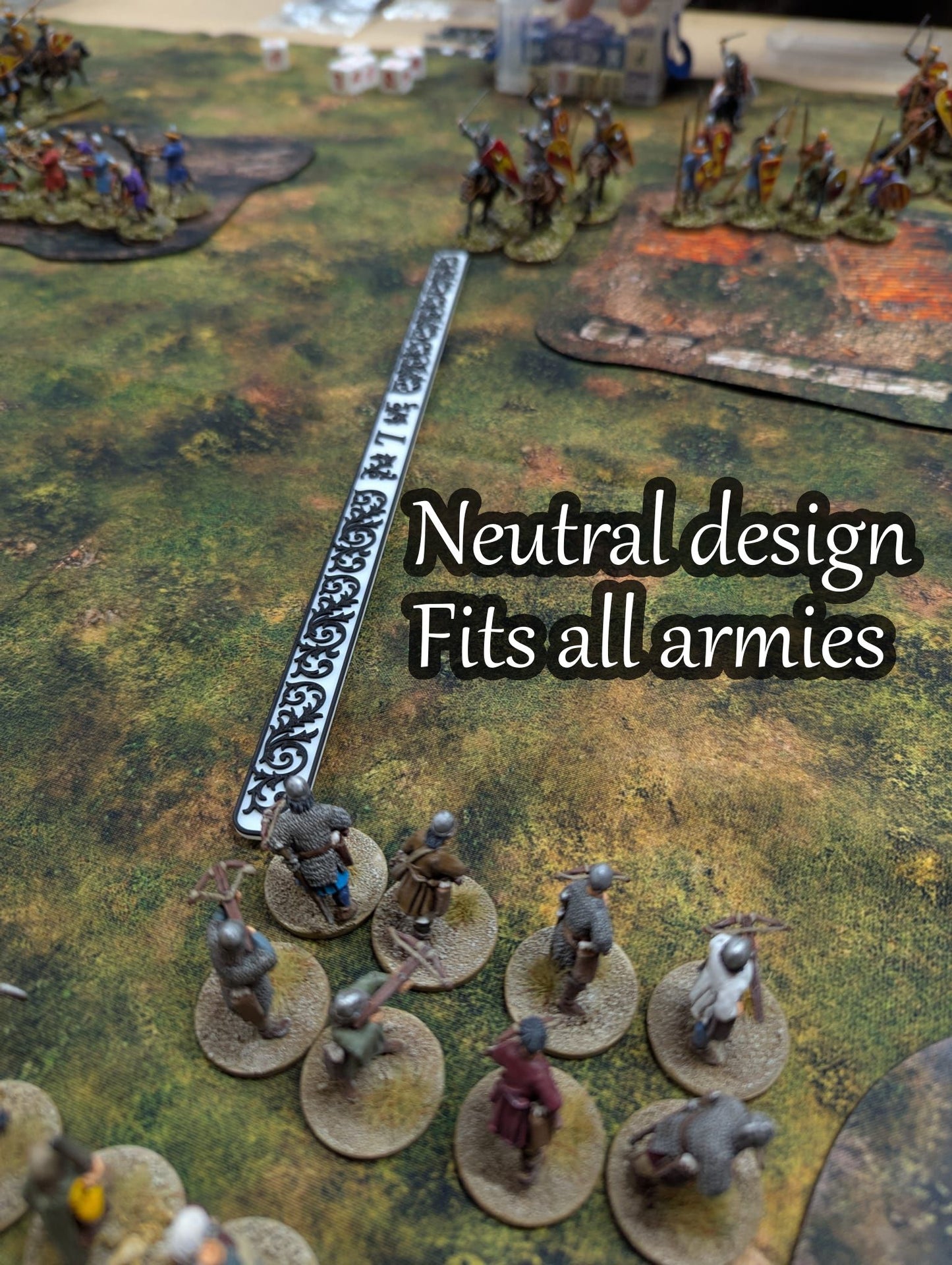 Saga Wargame Starter Set - Template & Fatigue | 3D Printed in Eco-Friendly PLA | Compatible with Saga Miniature Wargame