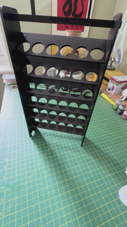 Vertical Compact Paint Rack